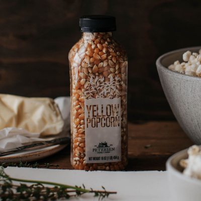 This rich popcorn was locally grown in Utah from heirloom seeds, hand-harvested and thrashed, and dried naturally by the sun before being personally packaged for you to enjoy. This thoughtful and traditional process allows every kernel to pack its own natural flavorful depth. 