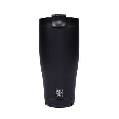 Made for everyday travel, the adventure tumbler features a spill-proof, lockable lid and is double-wall, vacuum insulated to keep hot drinks hot (or cool things cool) for hours. Ergonomically designed to fit comfortably in your cup-holder, and your hand.  16 fl oz.