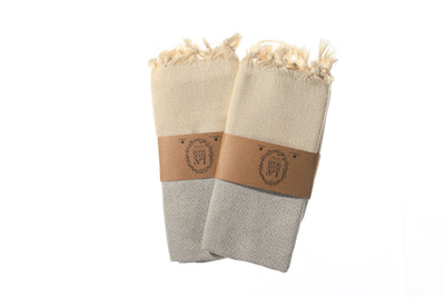 These cotton towels can also be used as placemats, for cooking, as a hand towel, dish towel, kitchen towel, hair towel, face towel and gym towel.  La'Hammam's uses only long-staple Turkish cotton because of its reputation for being the longest, strongest and finest cotton fibers in the world, which makes it more durable & less likely to pill or break. These 100% cotton kitchen towels feature a very absorbent terry cloth construction that will only get softer with every wash.